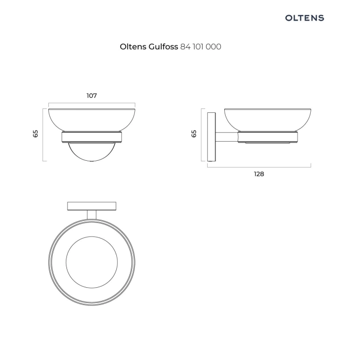 Oltens Gulfoss wieszak na ręcznik chrom 80103100