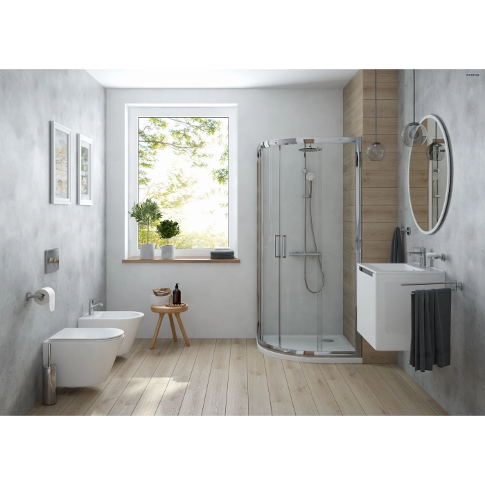 Oltens Tved wieszak na ręcznik 60 cm pojedynczy chrom 80106100