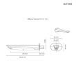 Oltens Vernal wylewka wannowa chrom 39102100