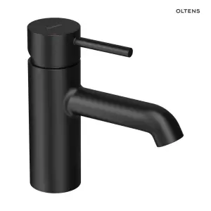 Oltens Molle bateria umywalkowa stojąca czarny mat 32200300