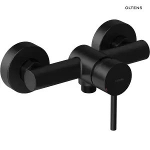 Oltens Molle bateria prysznicowa ścienna czarny mat 33000300