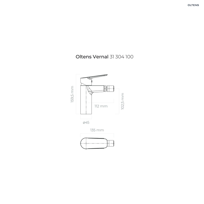 Oltens Vernal bateria wannowo-prysznicowa podtynkowa kompletna chrom 34104100