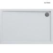 Oltens Superior brodzik półokragły 80x80 cm akrylowy biały 16001000