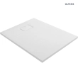 Oltens Bergytan brodzik prostokątny 100x80 cm RockSurface biały 15100000