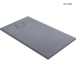 Oltens Bergytan brodzik prostokątny 140x80 cm RockSurface szary beton 15106700
