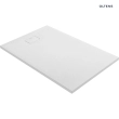 Oltens Bergytan brodzik prostokątny 140x90 cm RockSurface biały 15107000