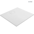 Oltens Bergytan brodzik kwadratowy 90x90 cm RockSurface biały 17101000