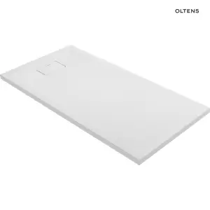 Oltens Bergytan brodzik prostokątny 140x70 cm RockSurface biały 15105000