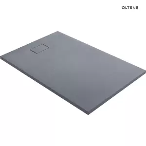 Oltens Bergytan brodzik prostokątny 140x90 cm RockSurface szary beton 15107700