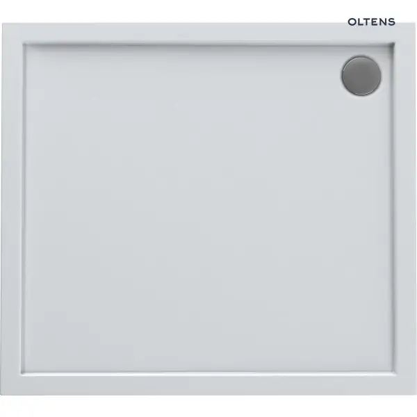 Oltens Superior brodzik prostokątny 120x80 cm akrylowy biały 15003000