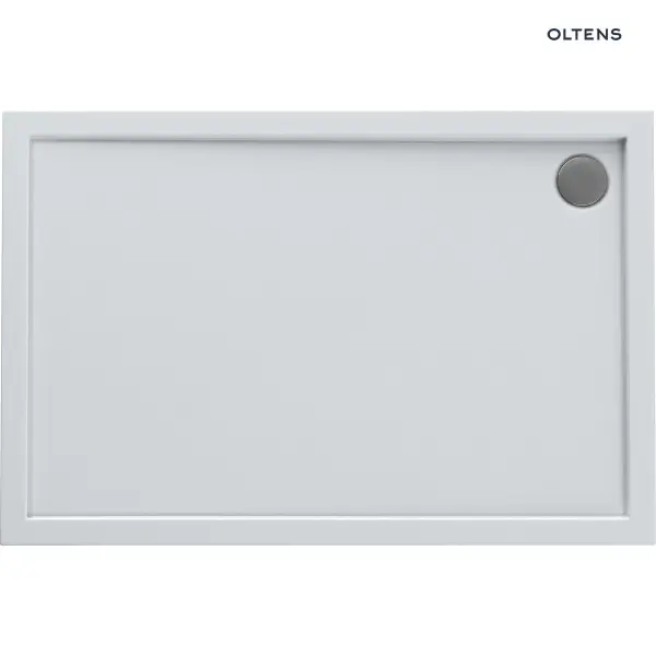 Oltens Superior brodzik prostokątny 140x80 cm akrylowy biały 15004000