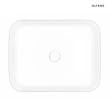 Oltens Hadsel umywalka 50x40 cm nablatowa z powłoką SmartClean biała 40808000