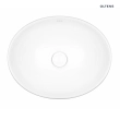 Oltens Forde umywalka 48x37 cm nablatowa prostokątna z powłoką SmartClean biała 40814000