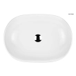 Oltens Hamnes umywalka 60x42,5 cm nablatowa owalna z powłoką SmartClean biała 40815000