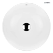 Oltens Etne umywalka 40x33 cm nablatowa owalna z powłoką SmartClean biała 40813000