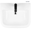 Oltens Vernal umywalka 56x45 cm wisząca z powłoką SmartClean biała 41502000