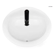 Oltens Asta umywalka 55x42 cm wpuszczana w blat owalna biała 41202000