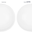 Oltens Hamnes Thin umywalka 62x42 cm nablatowa owalna z powłoką SmartClean biała 41814000