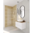 Oltens Hamnes Thin umywalka 62x42 cm nablatowa owalna z powłoką SmartClean biała 41814000