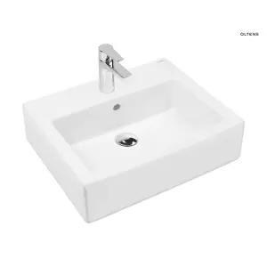 Oltens Susa umywalka wisząca 50x41 cm z powłoką SmartClean biała 41903000
