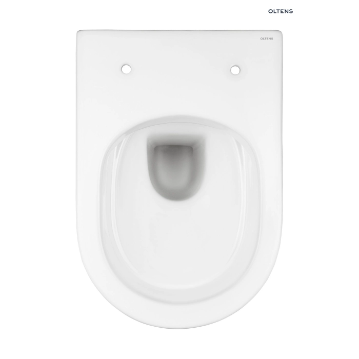 Oltens Jog miska WC wisząca PureRim z powłoką SmartClean biała 42501000