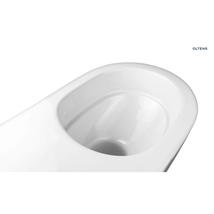Oltens Jog miska WC wisząca PureRim z powłoką SmartClean biała 42501000