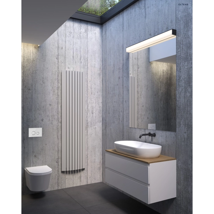 Zestaw Oltens Jog miska WC wisząca PureRim z powłoką SmartClean z deską wolnoopadającą Slim 42505000