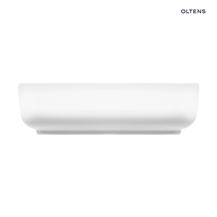 Oltens Hadsel umywalka 50x40 cm nablatowa z powłoką SmartClean biała 40808000