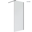 Oltens Bo ścianka prysznicowa Walk-In 100 cm profil czarny mat 22002300