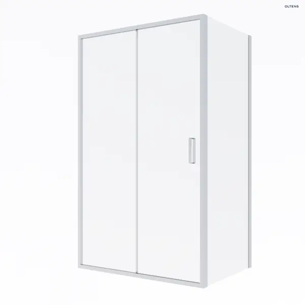 Oltens Fulla kabina prysznicowa 110x80 cm prostokątna drzwi ze ścianką 20207100