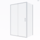 Oltens Fulla kabina prysznicowa 130x80 cm prostokątna drzwi ze ścianką 20209100