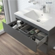 Oltens Vernal umywalka z szafką 80 cm grafit 68001400