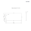 Oltens Vernal blat 100 cm naszafkowy dąb 63002600