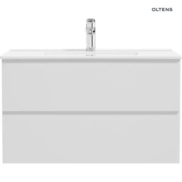 Oltens Vernal umywalka z szafką 80 cm biała 68003000