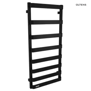 Oltens Varme grzejnik łazienkowy 108,5x50 cm czarny mat 55001300