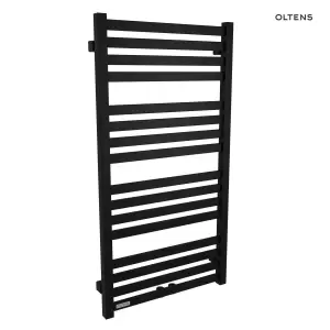 Oltens Vanlig grzejnik łazienkowy 96x50 cm czarny mat 55007300