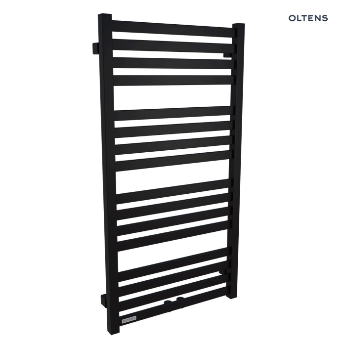 Oltens Vanlig grzejnik łazienkowy 96x50 cm czarny mat 55007300