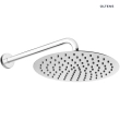 Oltens Vindel Lagan deszczownica 25 cm okrągła z ramieniem ściennym chrom 36012100