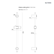 Oltens Alling 90 drążek prysznicowy 90 cm chrom 37301100