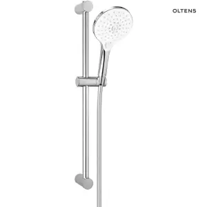 Oltens Saxan EasyClick Alling 60 zestaw prysznicowy chrom/biały 36000110