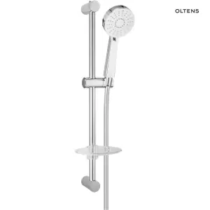 Oltens Motala Select Alling 60 zestaw prysznicowy z mydelniczką chrom 36005100