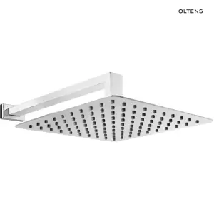 Oltens Vindel (S) Lagan (S) deszczownica 25 cm kwadratowa z ramieniem ściennym chrom 36014100