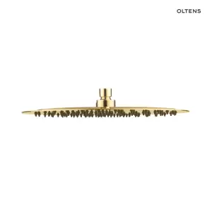 Oltens Vindel deszczownica 30 cm okrągła złoty połysk 37000800