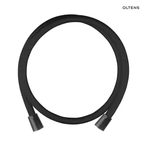 Oltens Ronneby wąż prysznicowy 160 cm czarny mat 37201300