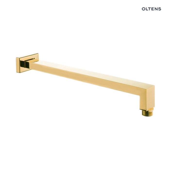 Oltens Lagan (S) ramię deszczownicy 40 cm prostokątne złoty połysk 39401800