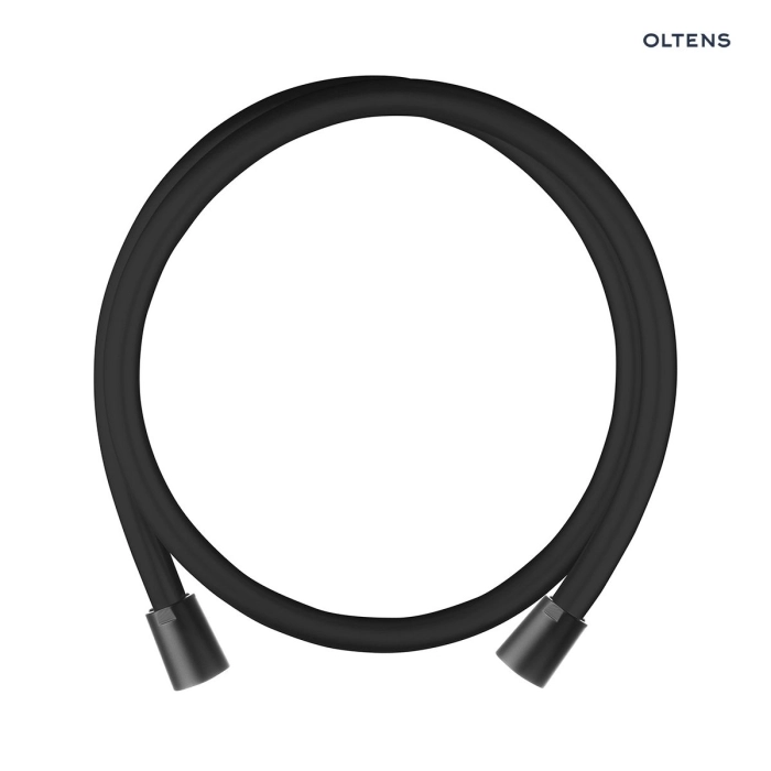 Oltens Ronneby wąż prysznicowy 160 cm czarny mat 37201300