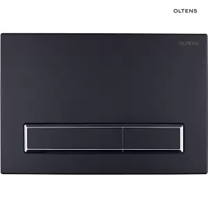 Oltens Torne przycisk spłukujący do WC czarny mat/chrom/czarny mat 57101300