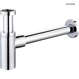 Oltens Hervik syfon umywalkowy mosiężny okrągły chrom 02602100