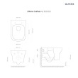 Oltens Gulfoss miska WC wisząca PureRim z powłoką SmartClean biała 42503000