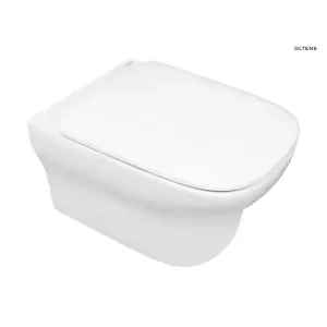 Zestaw Oltens Gulfoss miska WC wisząca PureRim z deską wolnoopadającą Slim 42009000
